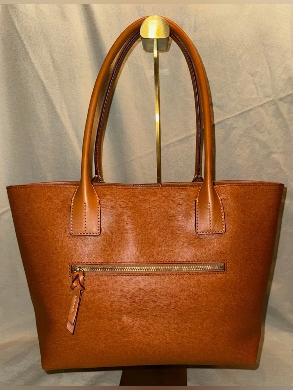 Dooney & Bourke Authentic Saffiano Leather Small Russel Tote Comes With Dust Bag